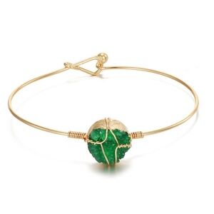 Handmade Canadian Wire-Wrapped Druzy Bracelet